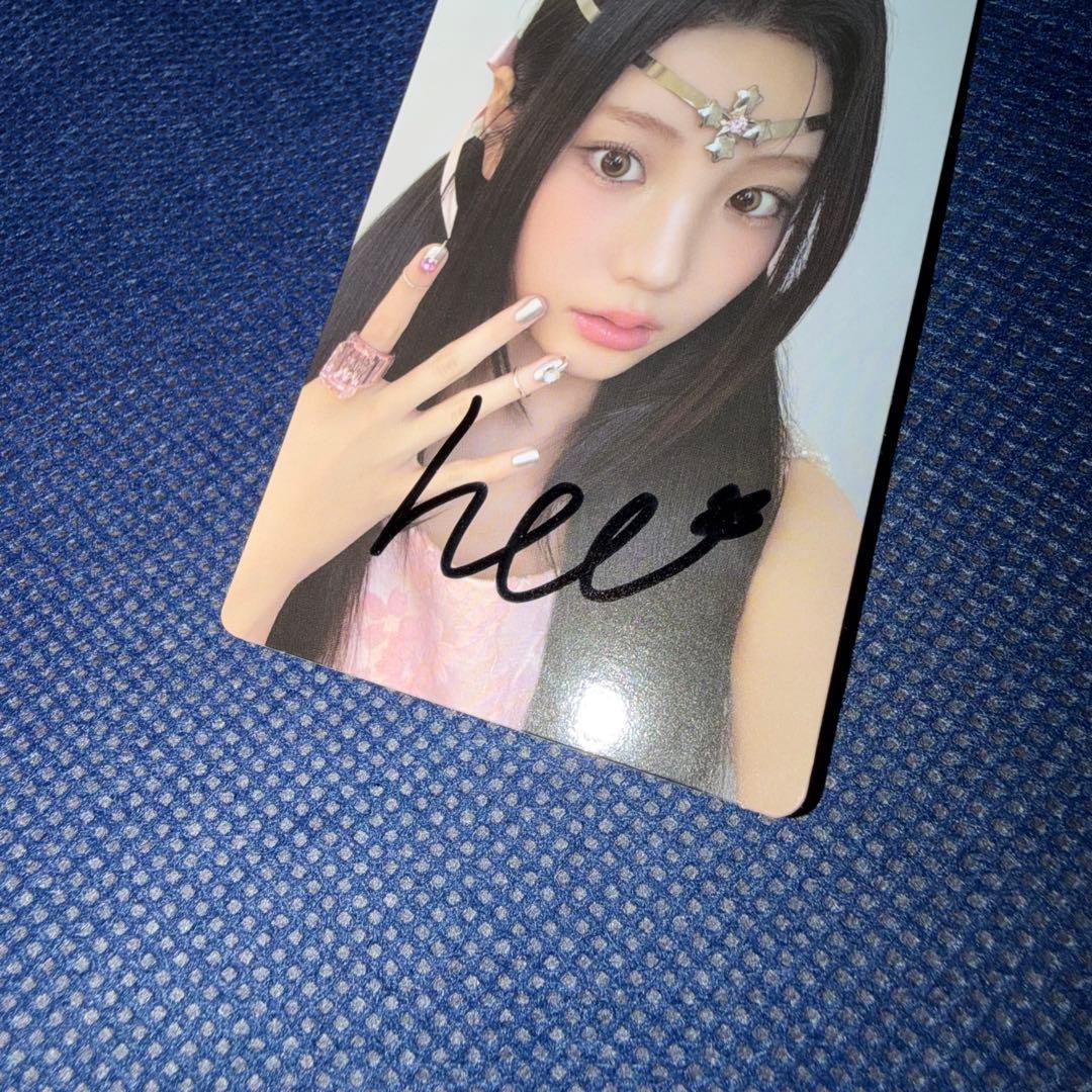 ILLIT ウォンヒ 直筆サイン入りトレカ GLITTER DAY