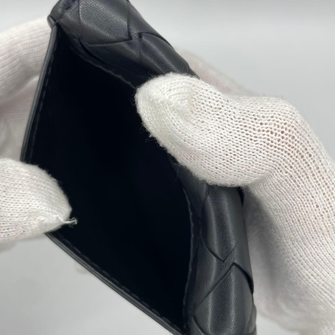 オジサン　良品◇ボッテガヴェネタ イントレチャート カードケース 名刺入れ