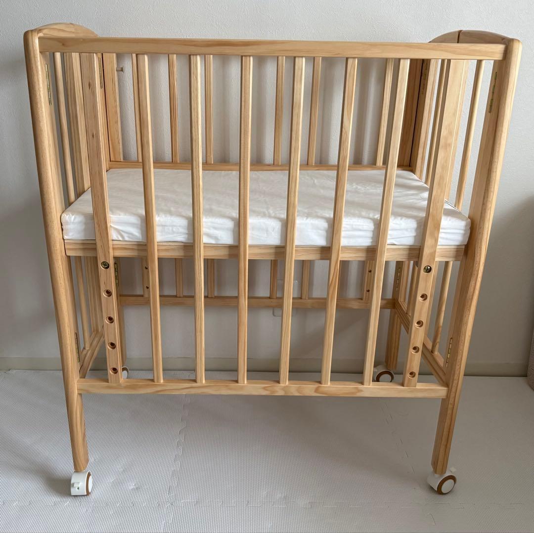 【超美品】大和屋リリト　リトルベビーベッド　(専用マットレス付き)