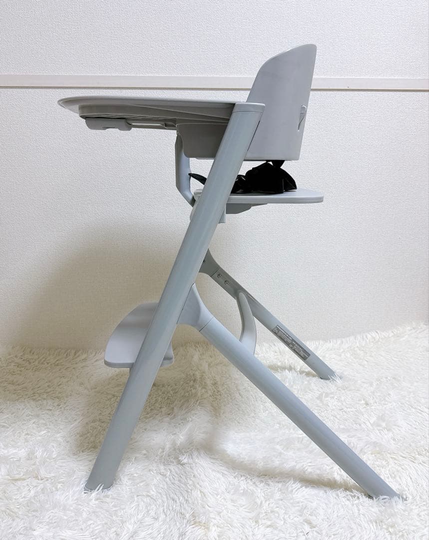 【美品】YATOMI ヤトミ NOVUS ノウス ベビーハイチェア 　グレー