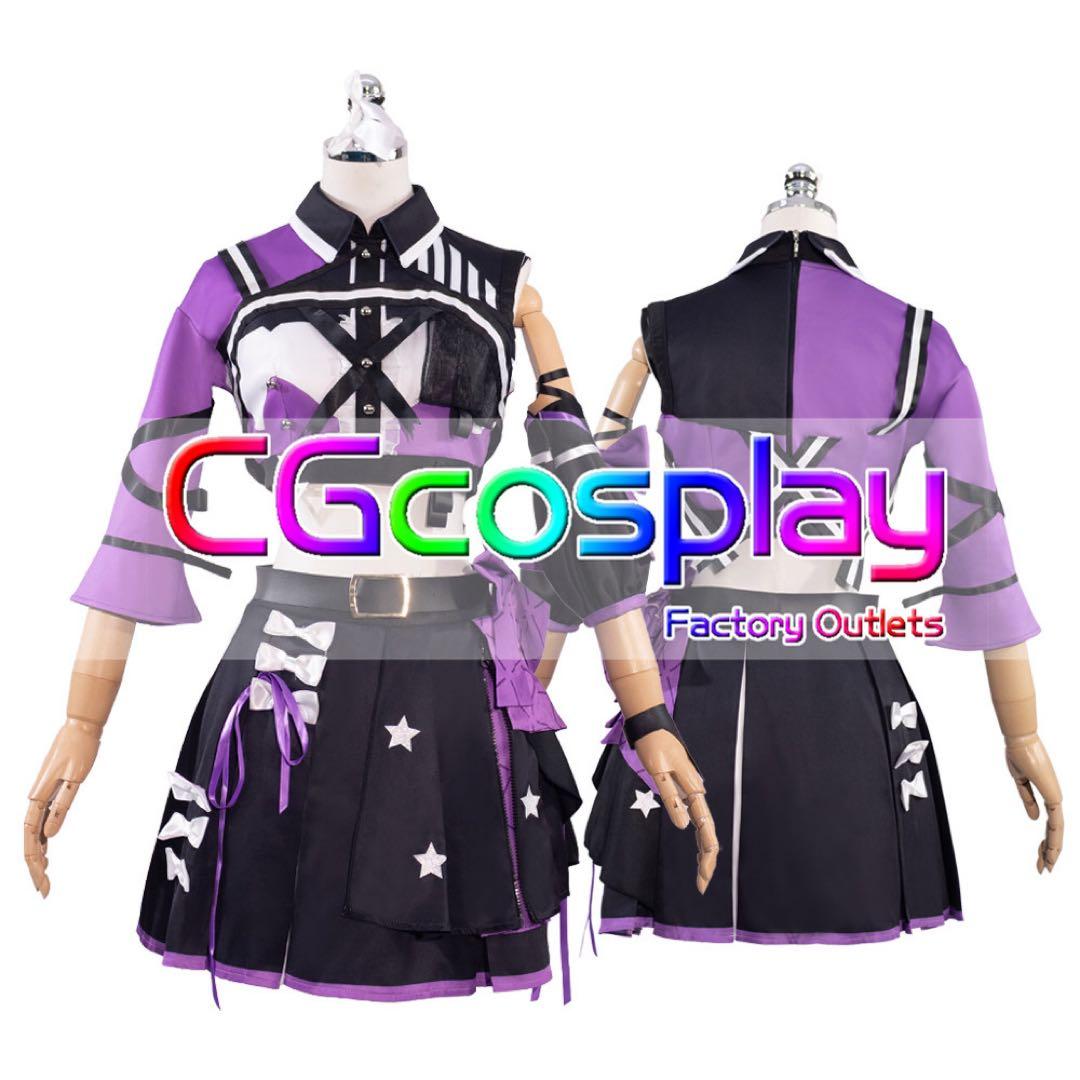 ホロライブ 猫又おかゆ&紫咲シオン＆ラプラスダークネスコスプレ カラーライズ衣装