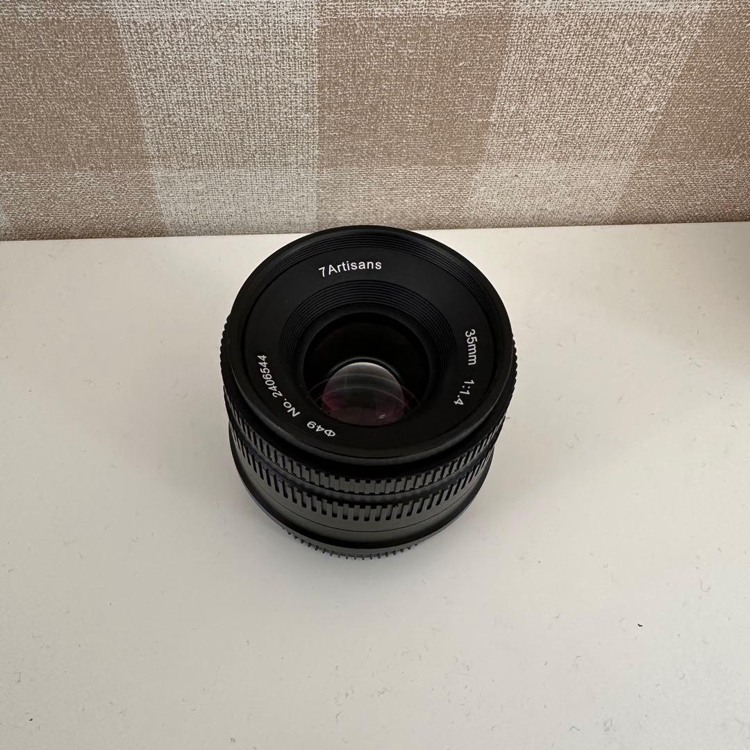 7Artisans 35mm F1.4 単焦点レンズ 箱無し Xマウント