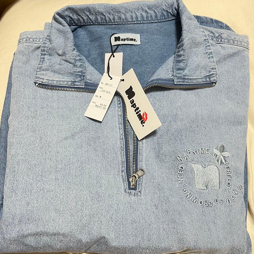 naptimeデニムプルオーバージャケット