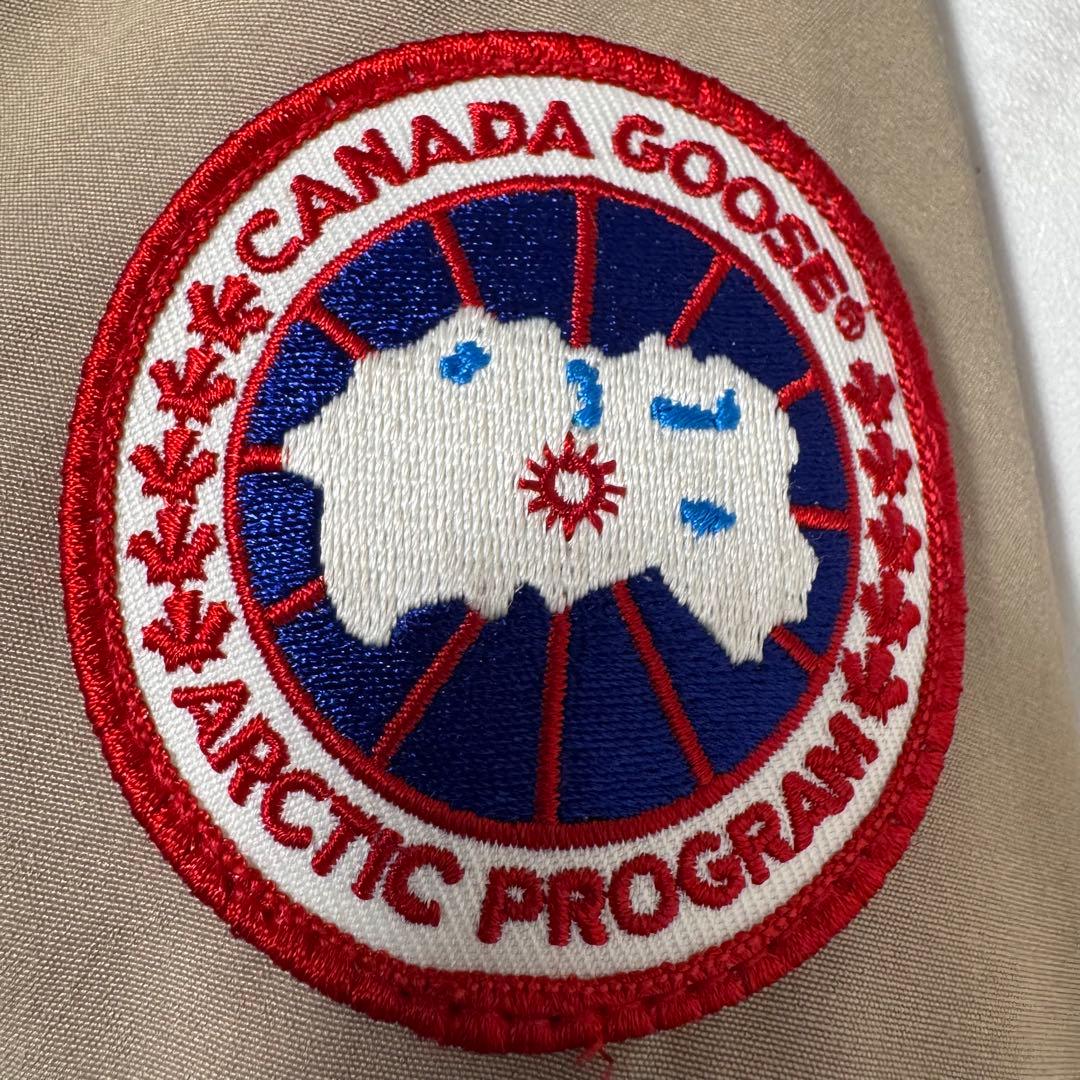 希少色✨TAN カナダグース ブロンテパーカ ファー付き ベージュ M相当