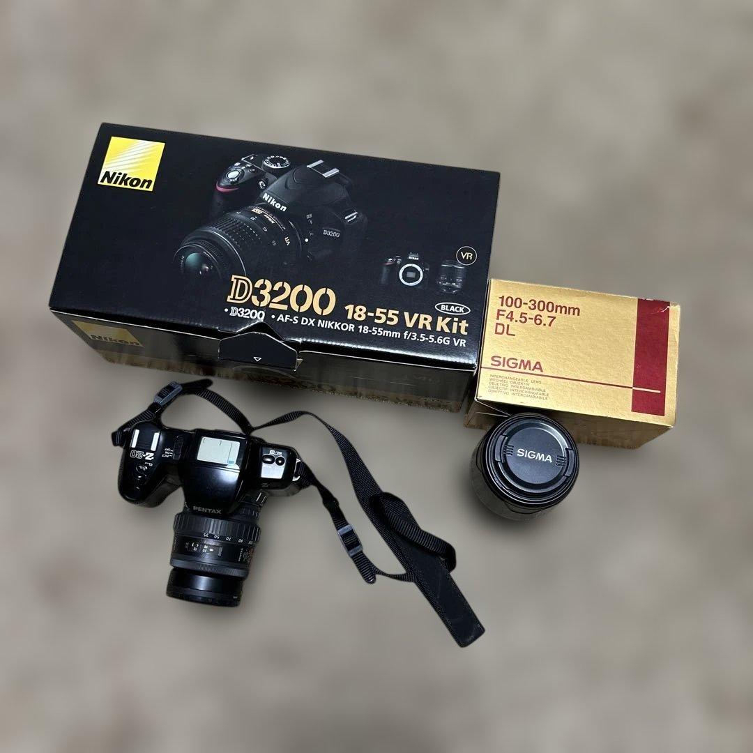 Nikon D3200望遠レンズ付き