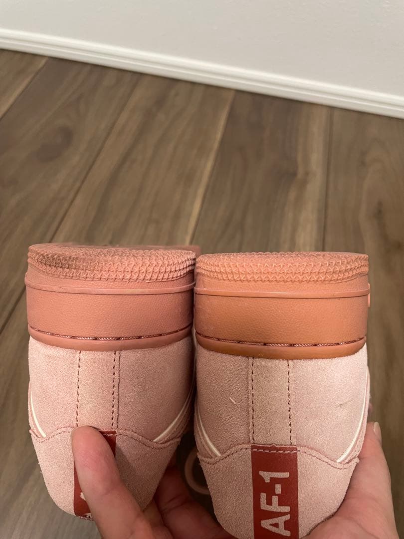 エアフォース１　27センチ　スウェードのピンク