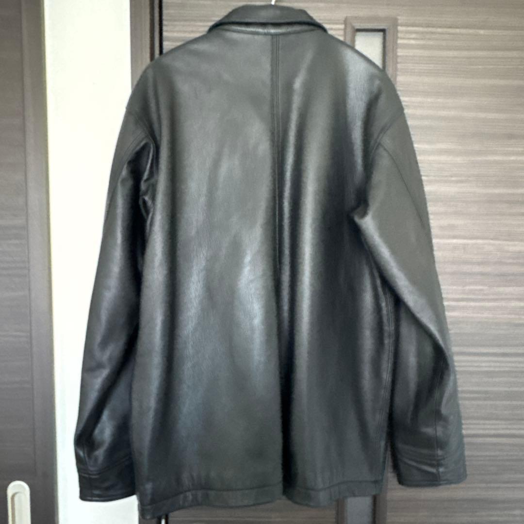 Schottラムレザー カバーオール ジャケット