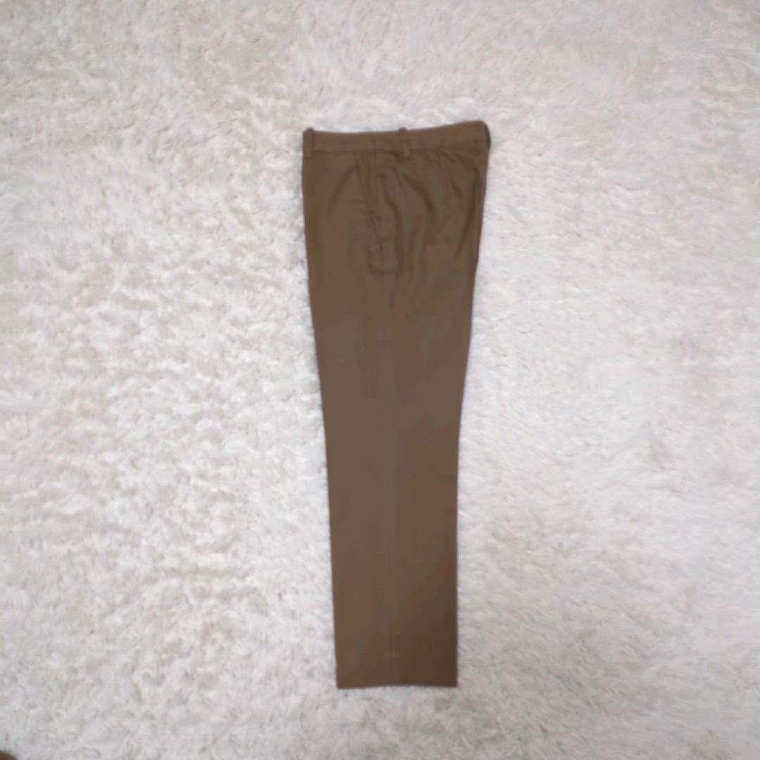 セオリー　スーツ　セットアップ　ノーカラー　ベージュ　ストレッチ コットン