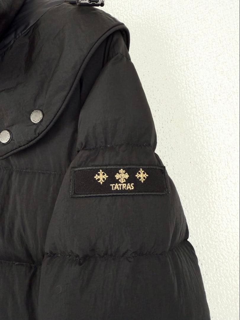 TATRAS タトラス ポリテアマ ジップアップ フーデッド ダウンコート　2