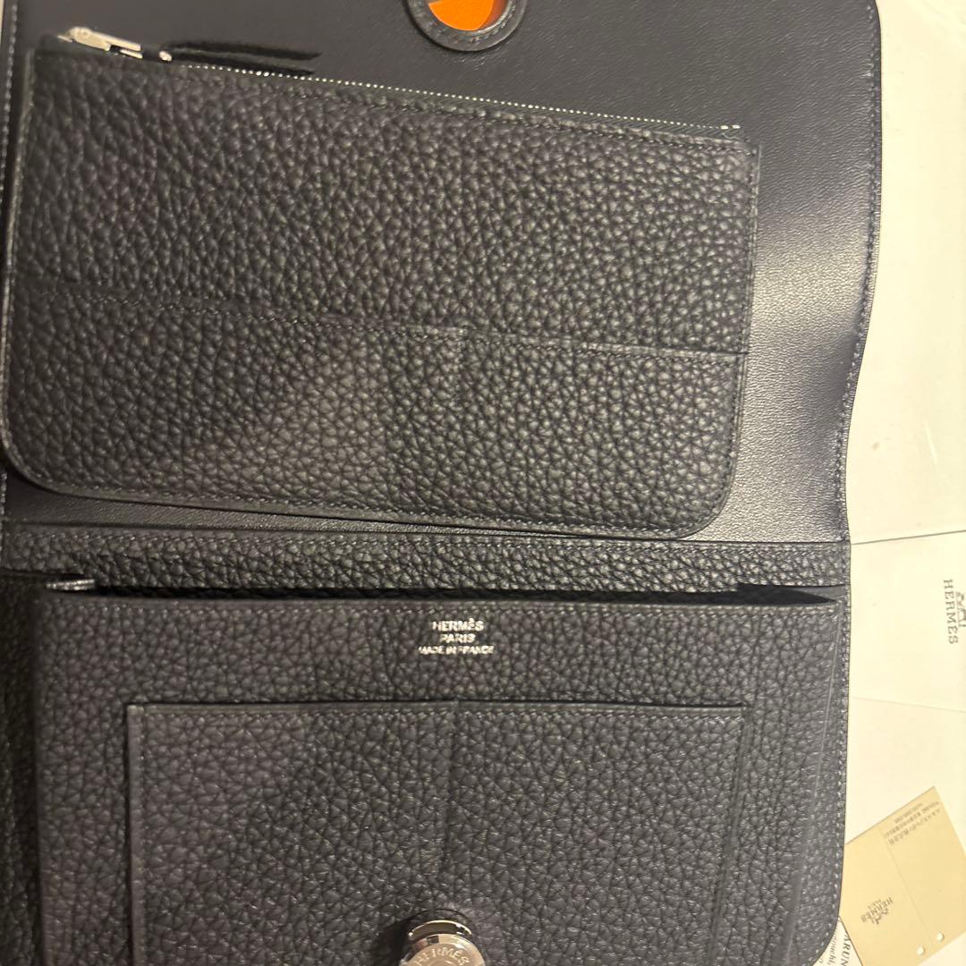 限界価格！HERMES ドゴン レクトヴェルソ ロング ノワール 財布
