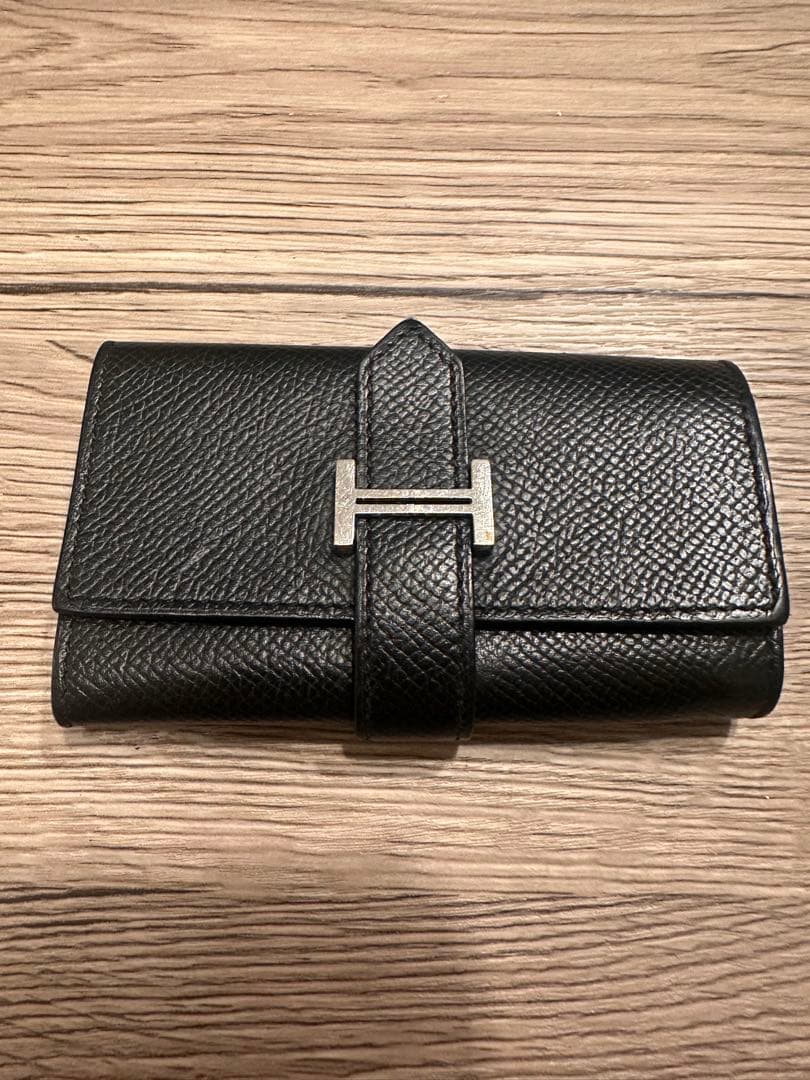 【限定値下げ】エルメス　ベアン　長財布　キーケース　セット　黒　美品