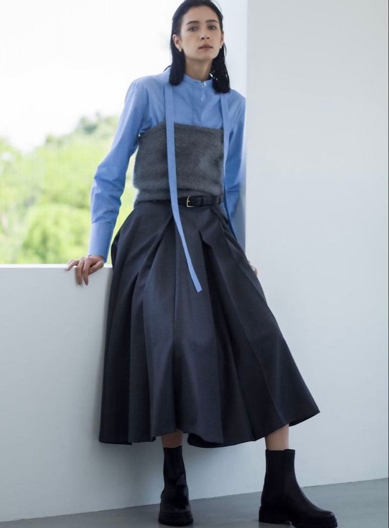 今季 ebure カシミアファーニット キャミソール 58300