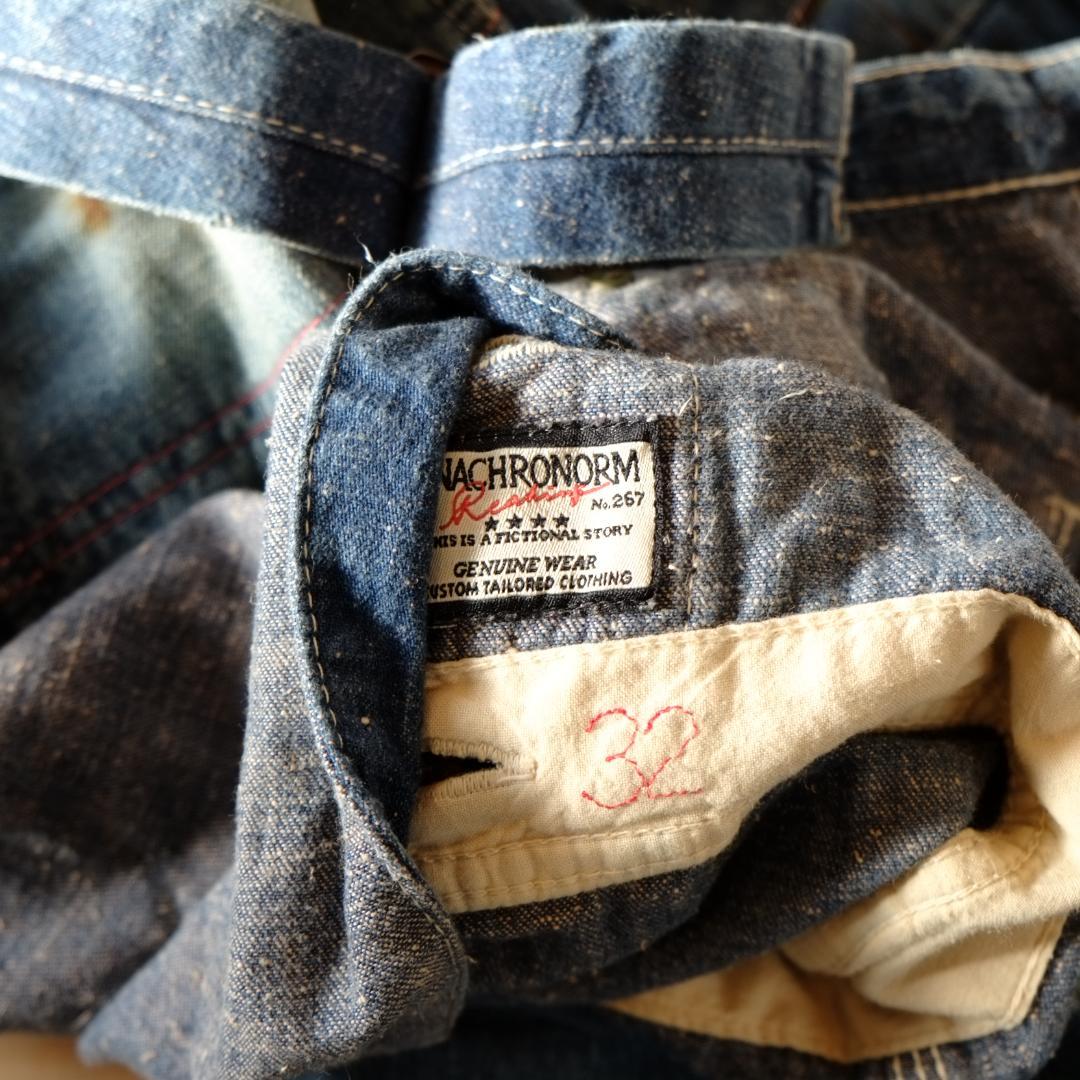 ANACHRONORMアナクロノーム リメイク ダメージ オーバーオール メンズ