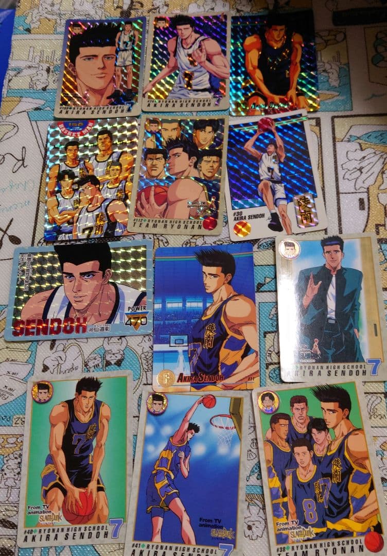 スラムダンク　仙道彰　カードダス12枚セット　SLAM DUNK　井上雄彦