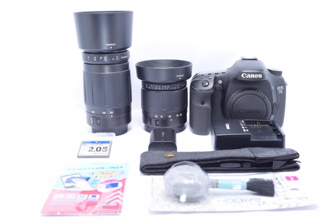 Canon EOS 7D デジタル一眼レフ Ｗレンズセット♪超望遠レンズ付き