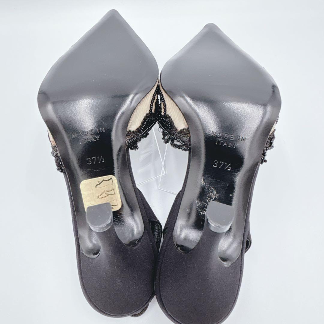 【美品】RENE CAOVILLA レネカオヴィラ ビジューハイヒール　パンプス