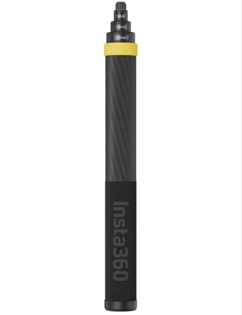 Insta360 超長い自撮り棒 カーボンファイバー