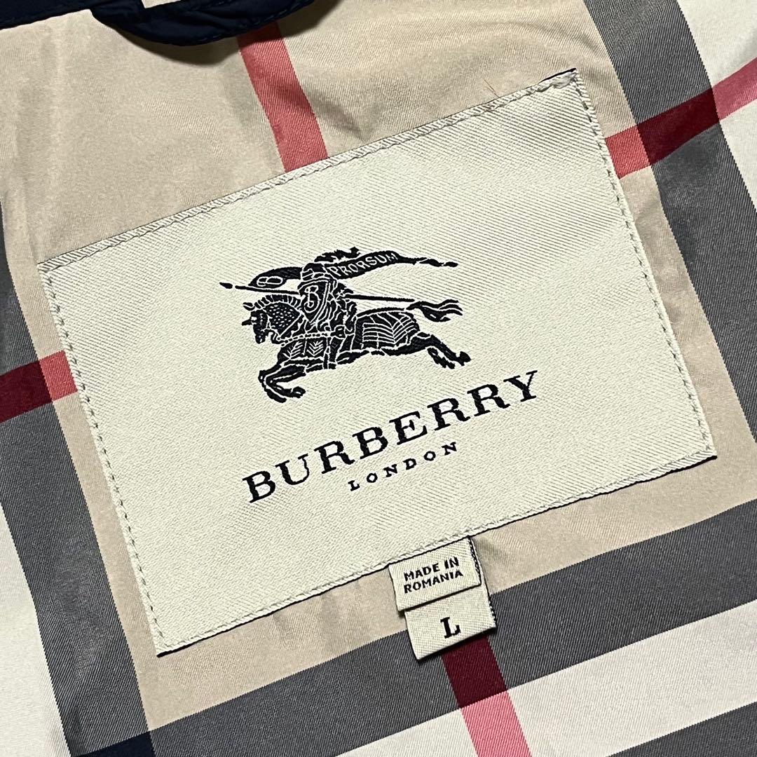 【メガチェック】【L】BURBERRY LONDON モッズコート ライナー付き