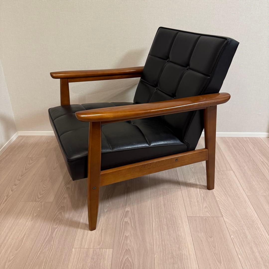 【美品】カリモク60 Kチェア 1シーター スタンダードブラック