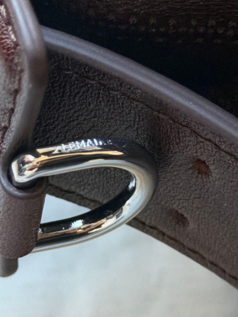 LEMAIRE BELTED HOBO BAG 　ダークブラウン