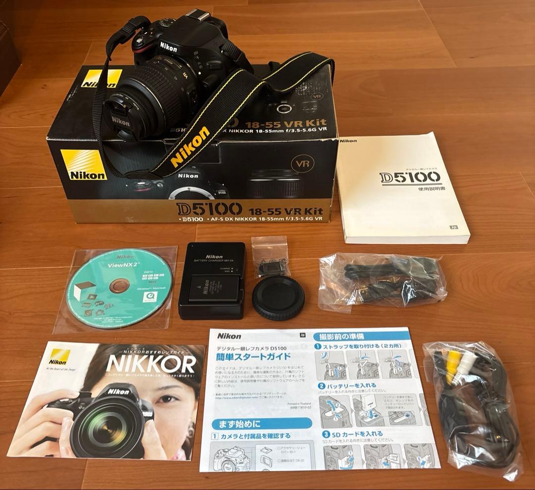Nikon D5100 18-55 VR レンズキット 一眼レフ