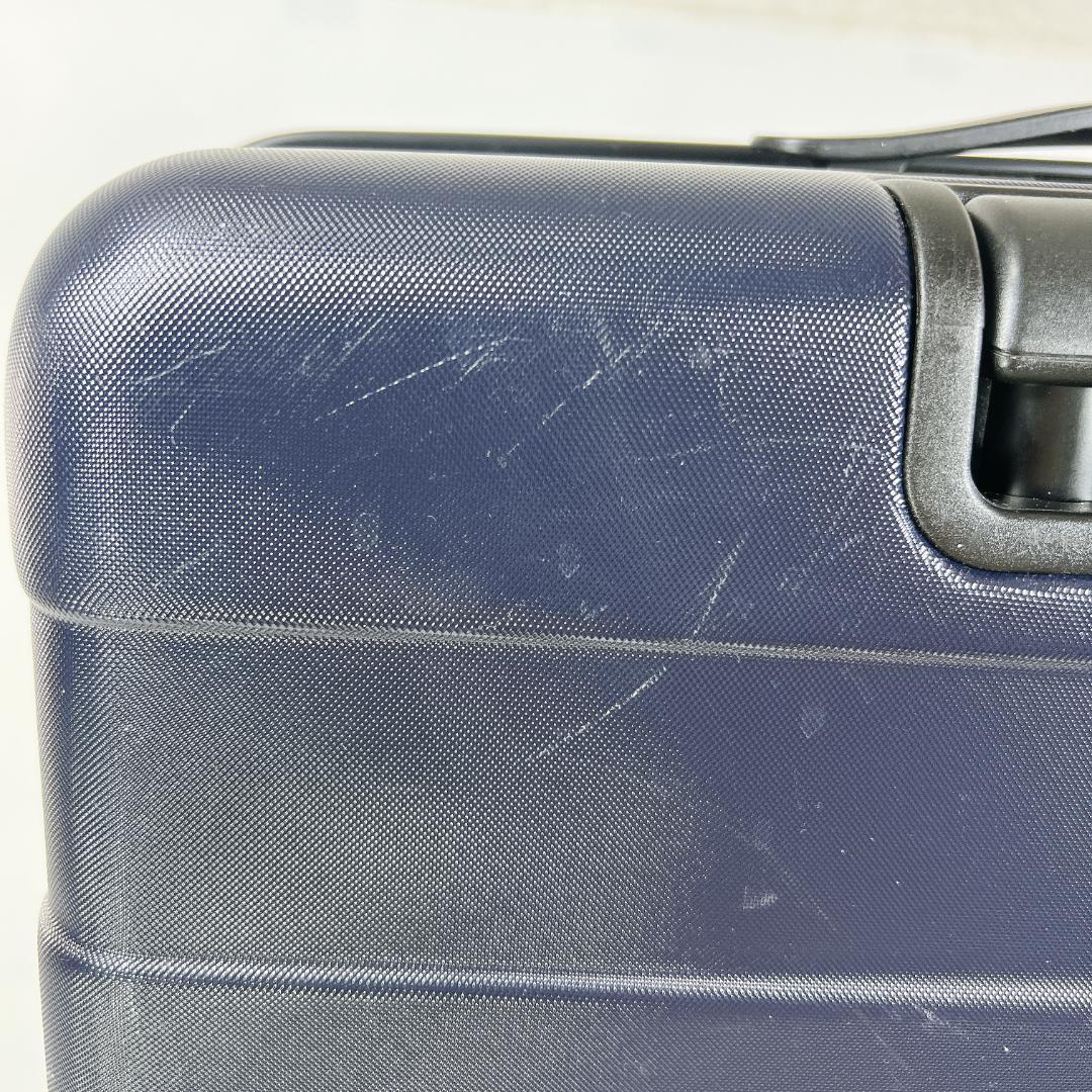 無印良品 MUJI スーツケース キャリーバッグ 大容量 105L ネイビー
