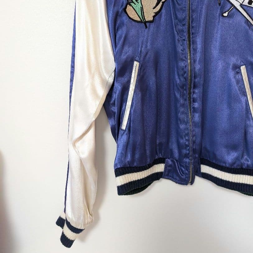 ステュディオ ダルチザン リバーシブルスカジャン サテン Mサイズ