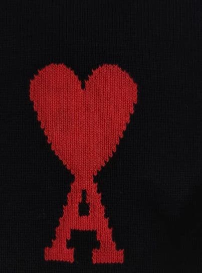 未使用 AMI PARIS ハート刺繍 セーター 男女兼用