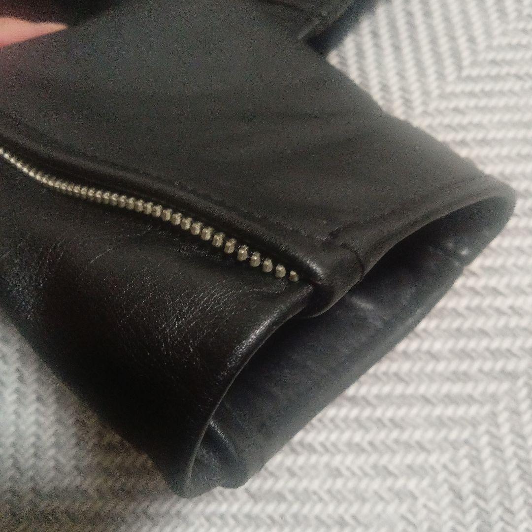 KADOKA K'S LEATHER ブラックレザージャケット L