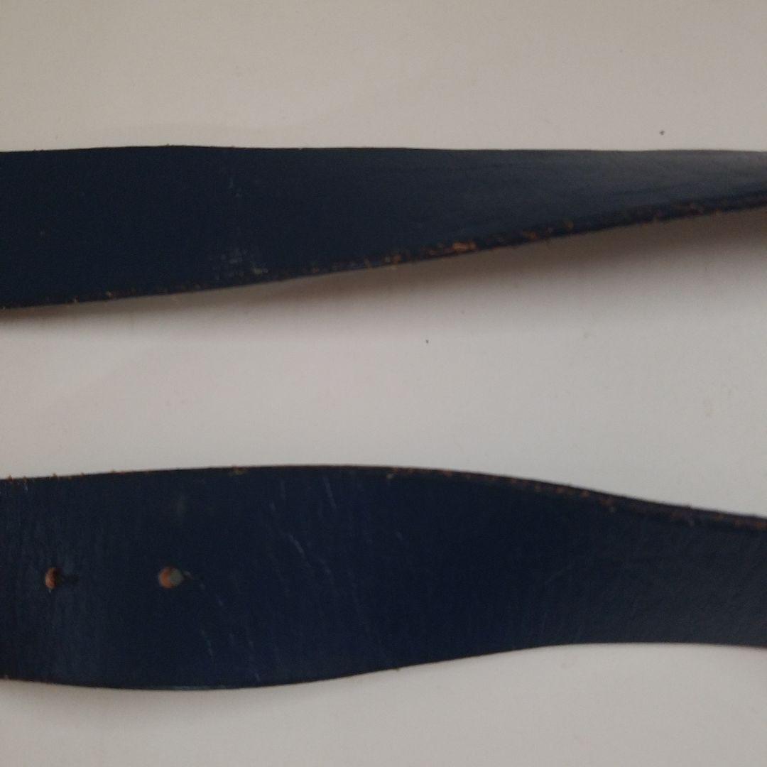 小物 A BATHING APE Ice Buckle Leather Belt