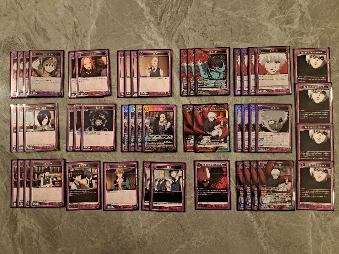 ユニオンアリーナ　東京喰種　金木デッキ+調整パーツ&4ファイナル付き