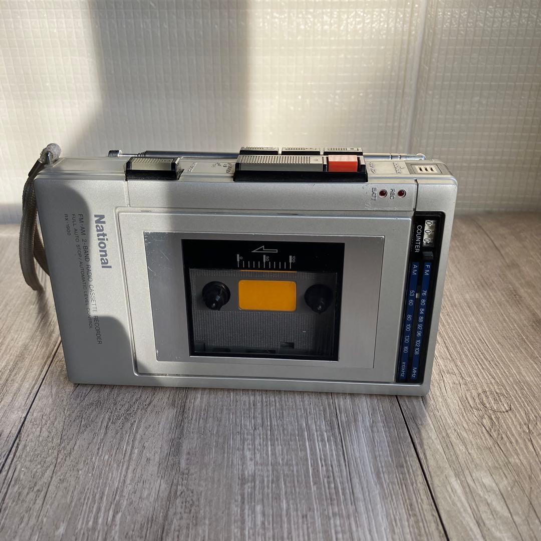 3F 【昭和レトロ】National ナショナル ラジカセ RX-1900