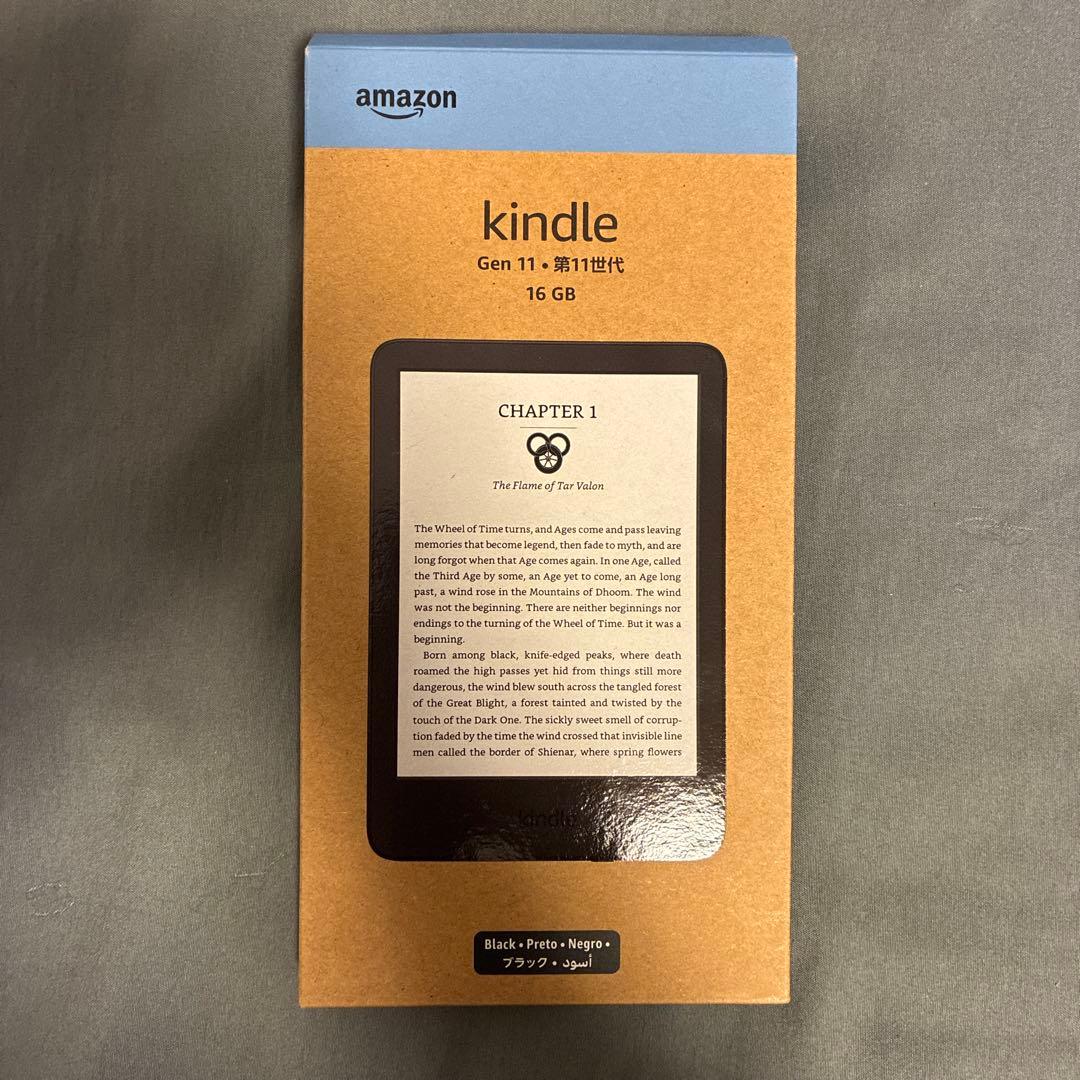 Amazon Kindle 本体　ブラック　6インチ　第11世代　16GB
