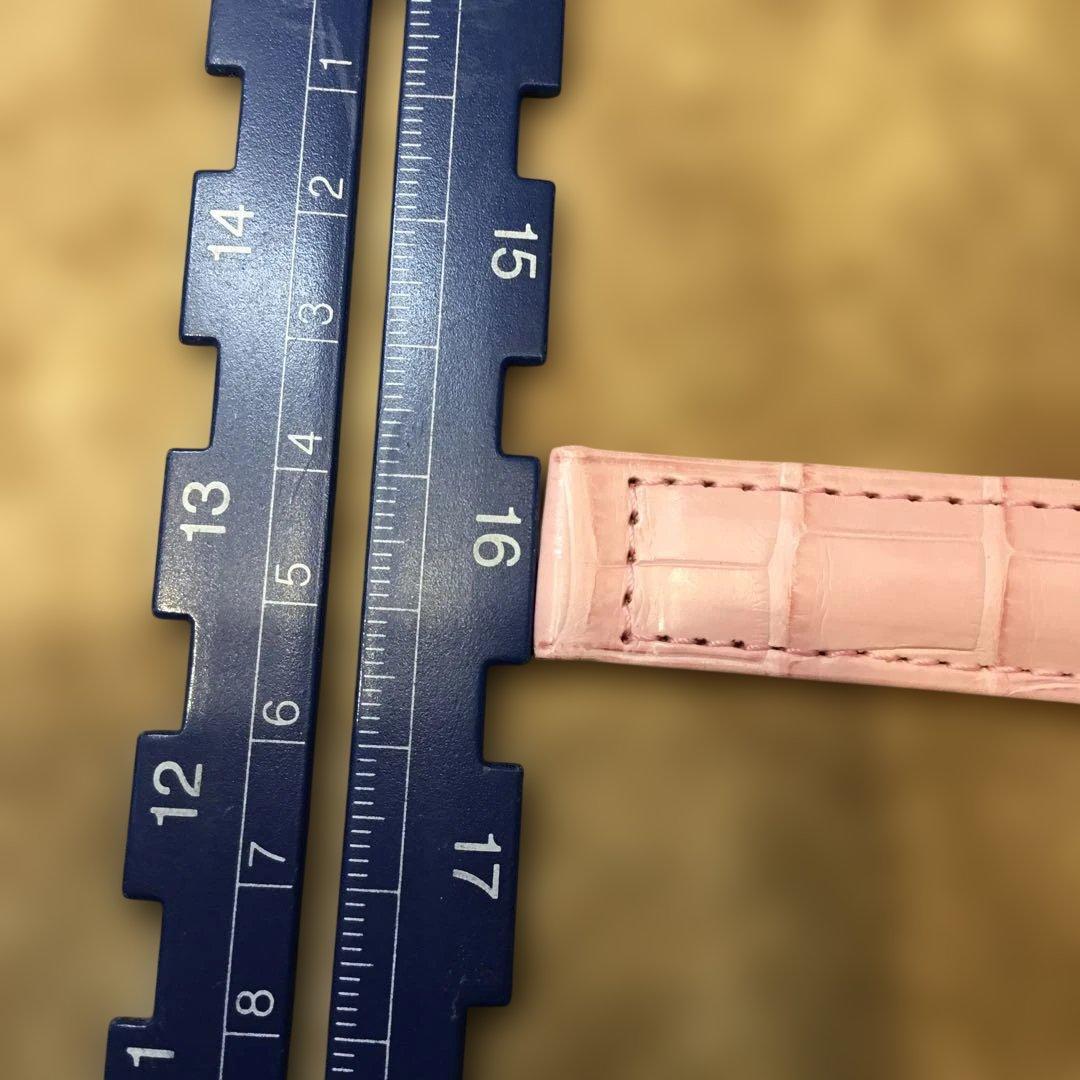 カルティエ　カーフ型押しバンド　18ミリ　(A194)