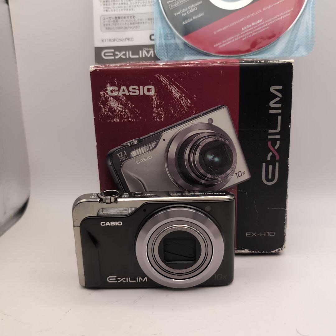 ジャンク CASIO EXILIM EX-H10 デジタルカメラ　ブラック