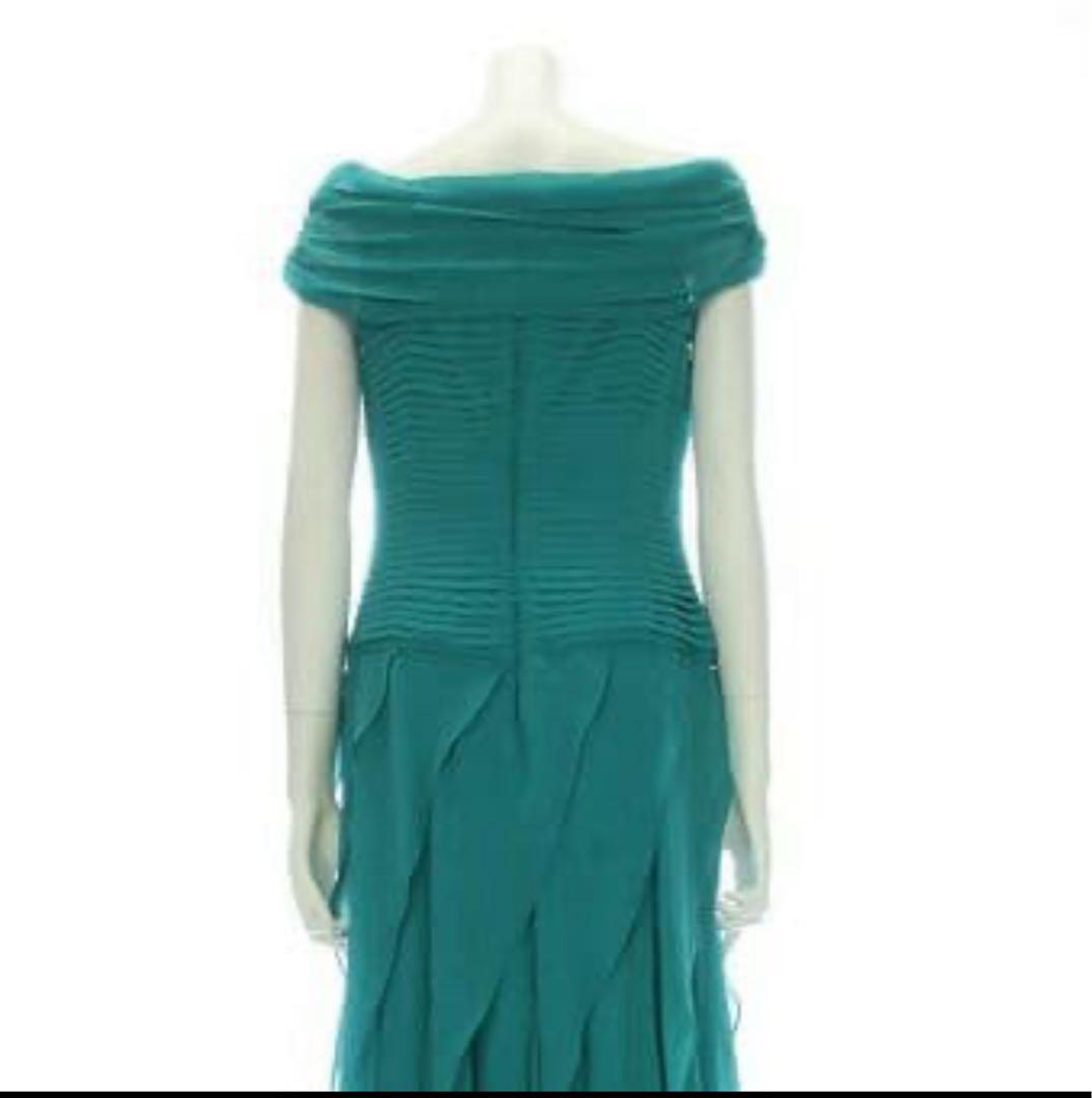 お値下げ！！ TADASHI SHOJI ティアードシフォンロングドレス