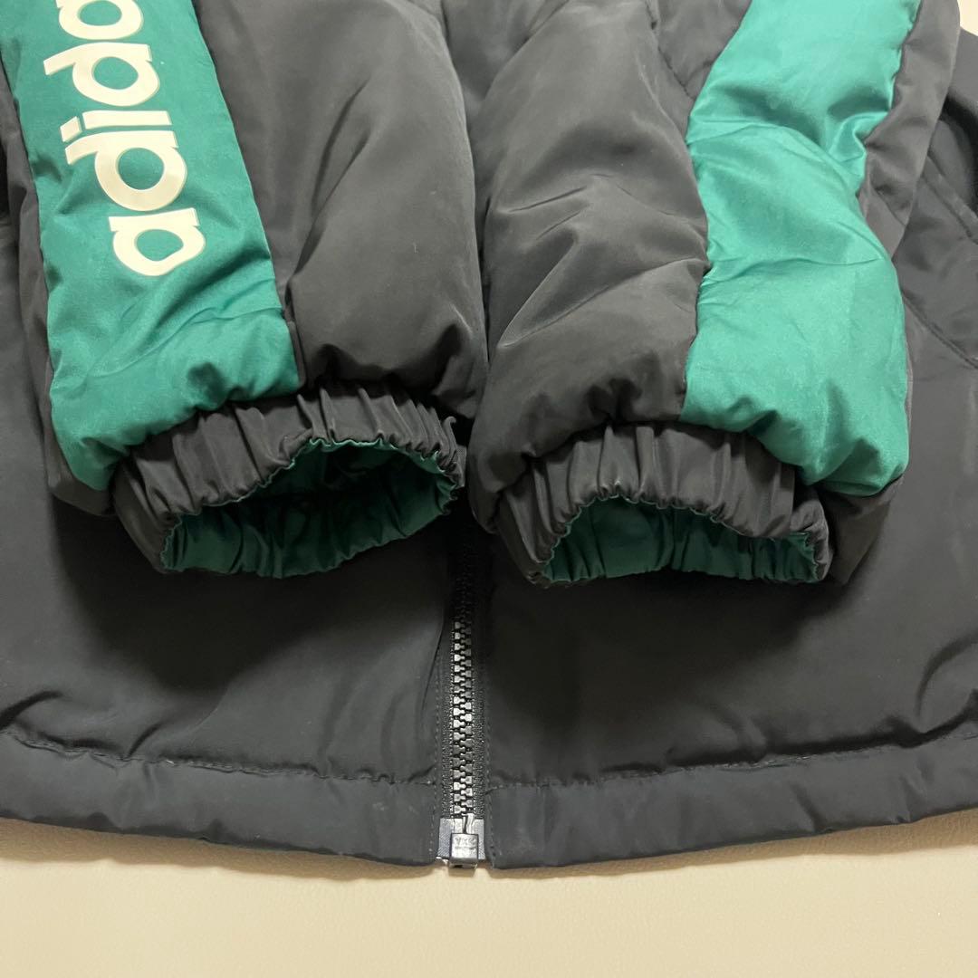 【寒波到来】アディダス リバーシブル ダウンジャケット ホワイト XL