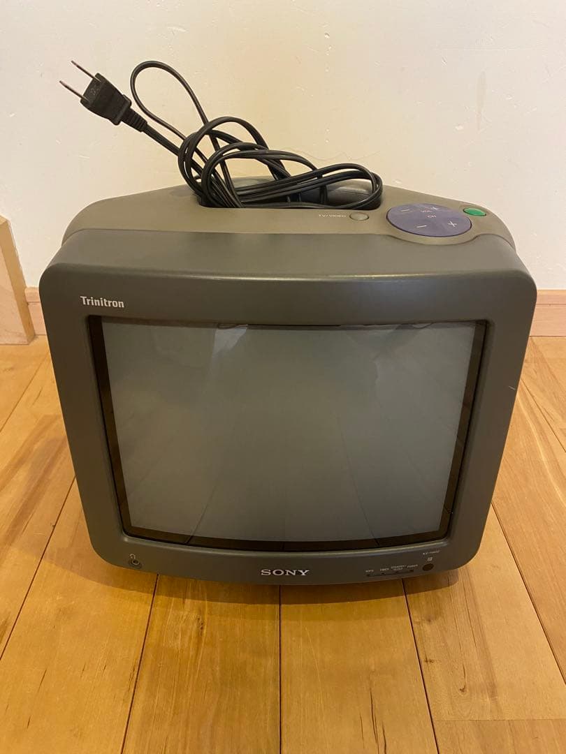 希少 レトロ　昭和　SONY Trinitron 11型ブラウン管テレビ送料込み