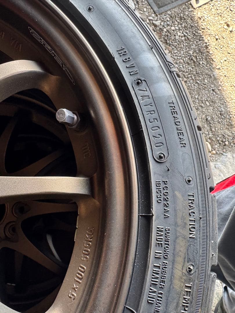 DUNLOP DZ102 205/45R16. VOLK CE28 4本セット