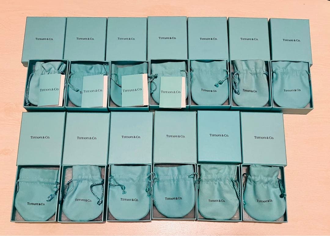 Tiffany & Co. アクセサリーギフトボックス 13個セット　旧型