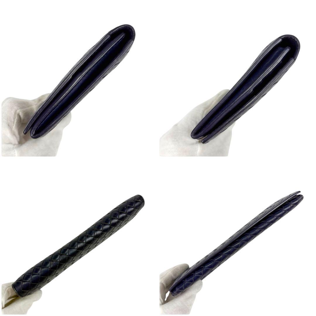 ボッテガヴェネタ　BOTTEGA VENETA 長財布　イントレチャートレザー