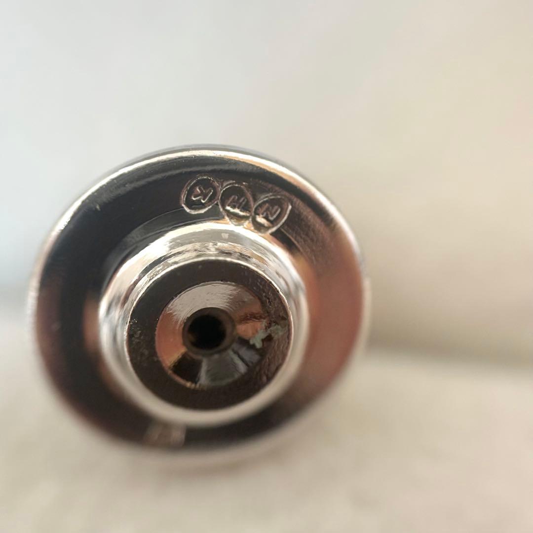 024【ミキモト】シルバー　パール　ピンブローチ　イルカ