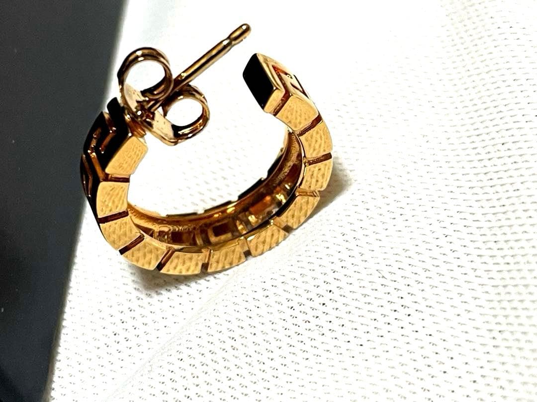 値下げ　VERSACE（ヴェルサーチ）グレカ フープピアス イヤリング　ゴールド