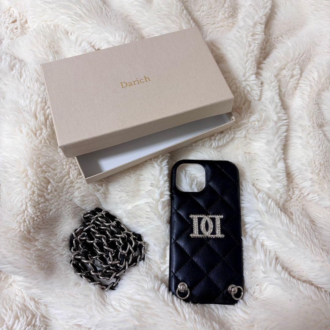 Darich iPhone15 ケース チェーン付き