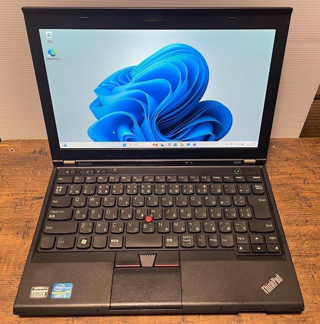 ThinkPad IPS液晶搭載 X230 i5 メモリ8GB SSD240GB