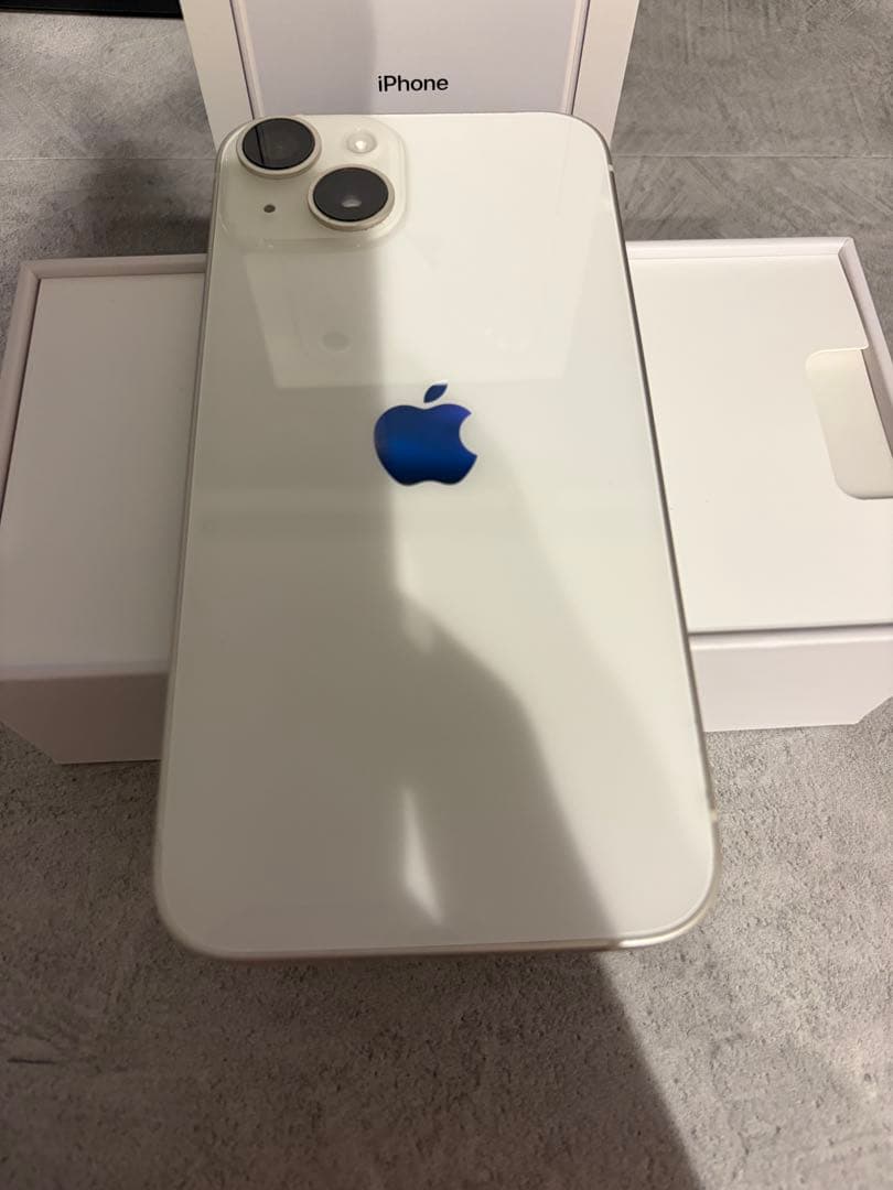 【美品&バッテリー100%】 iPhone 14ホワイト 本体 128GB