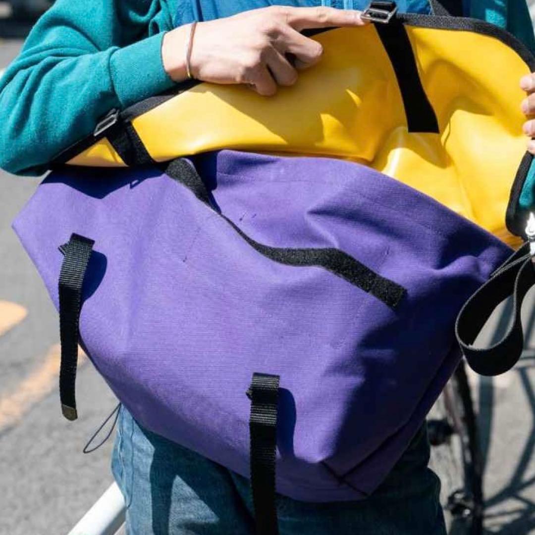 T*a様 De Martino（ディ マティーニ）メッセンジャーバッグ 紫/緑