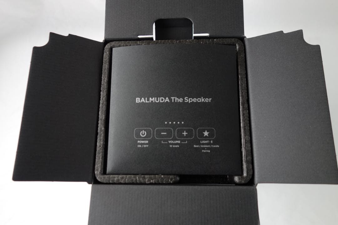 美品【BALMUDA】The Speaker M01A-BK スピーカー