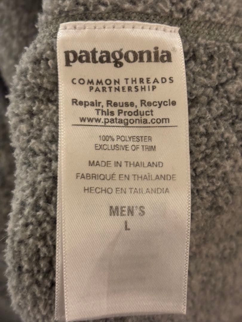 パタゴニア ベター セーター ハーフジップ L グレー