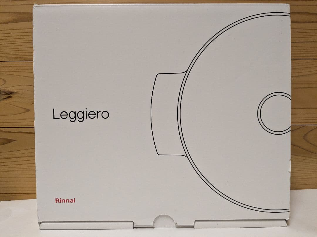 【未使用】Rinnai リンナイ　レジェロ22㎝　ホワイト　RBO-MN22